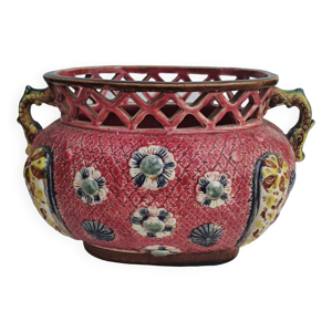 Jardinière en barbotine