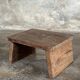 Small auxiliary stool in light antique teak (3279)