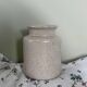 Vintage speckled stoneware pot