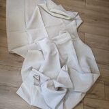 LM embroidered antique hemp sheet