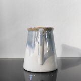 Pichet, vintage enamelled ceramic milk jug "Rhoda"