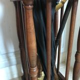 Vintage wooden umbrella holder