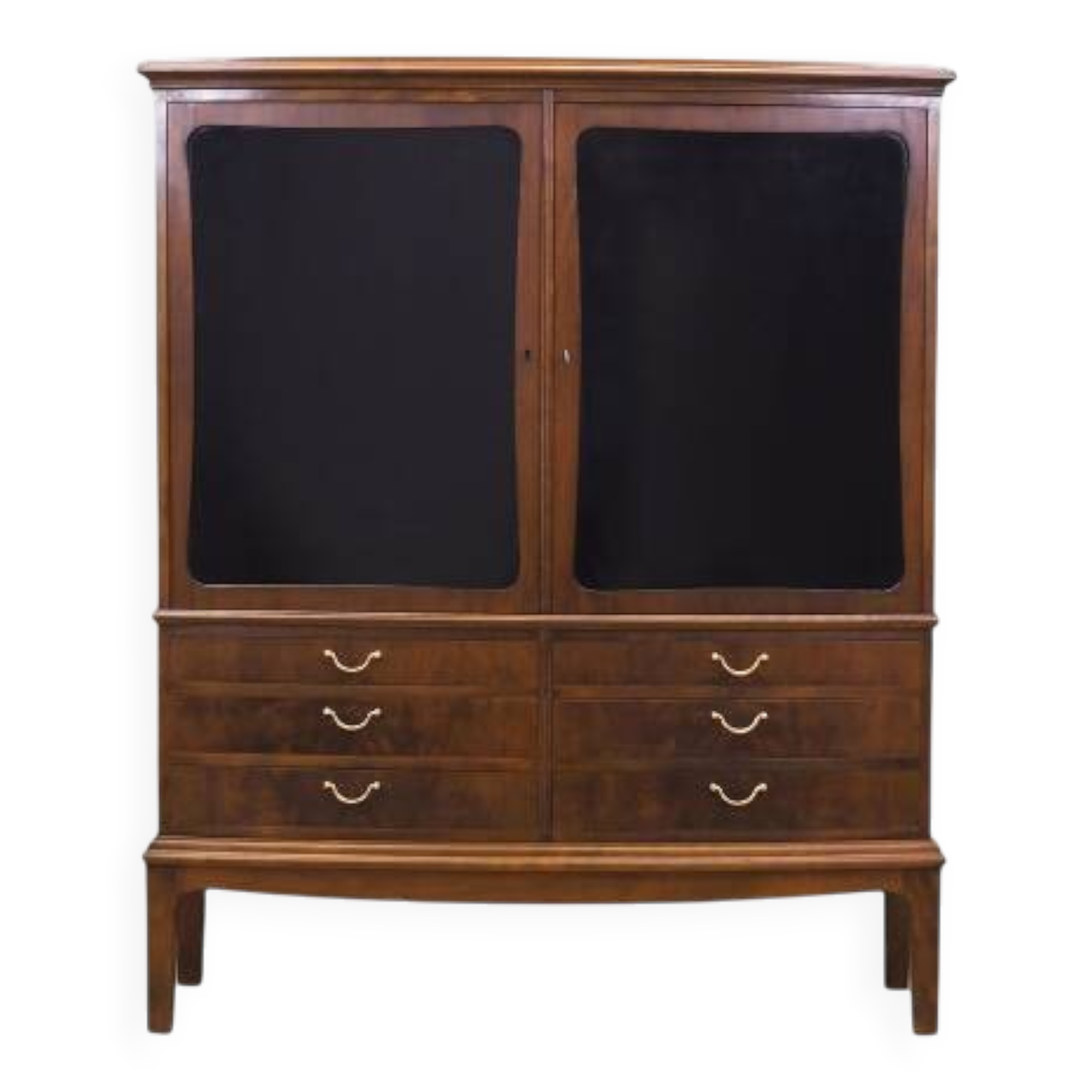 Walnut cupboard, Danish design, 1960s, production: Denmark