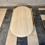 Travertine coffee table
