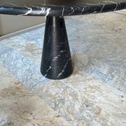 Angelo Mangiarotti M1 dining table Nero Marquina marble 130cm