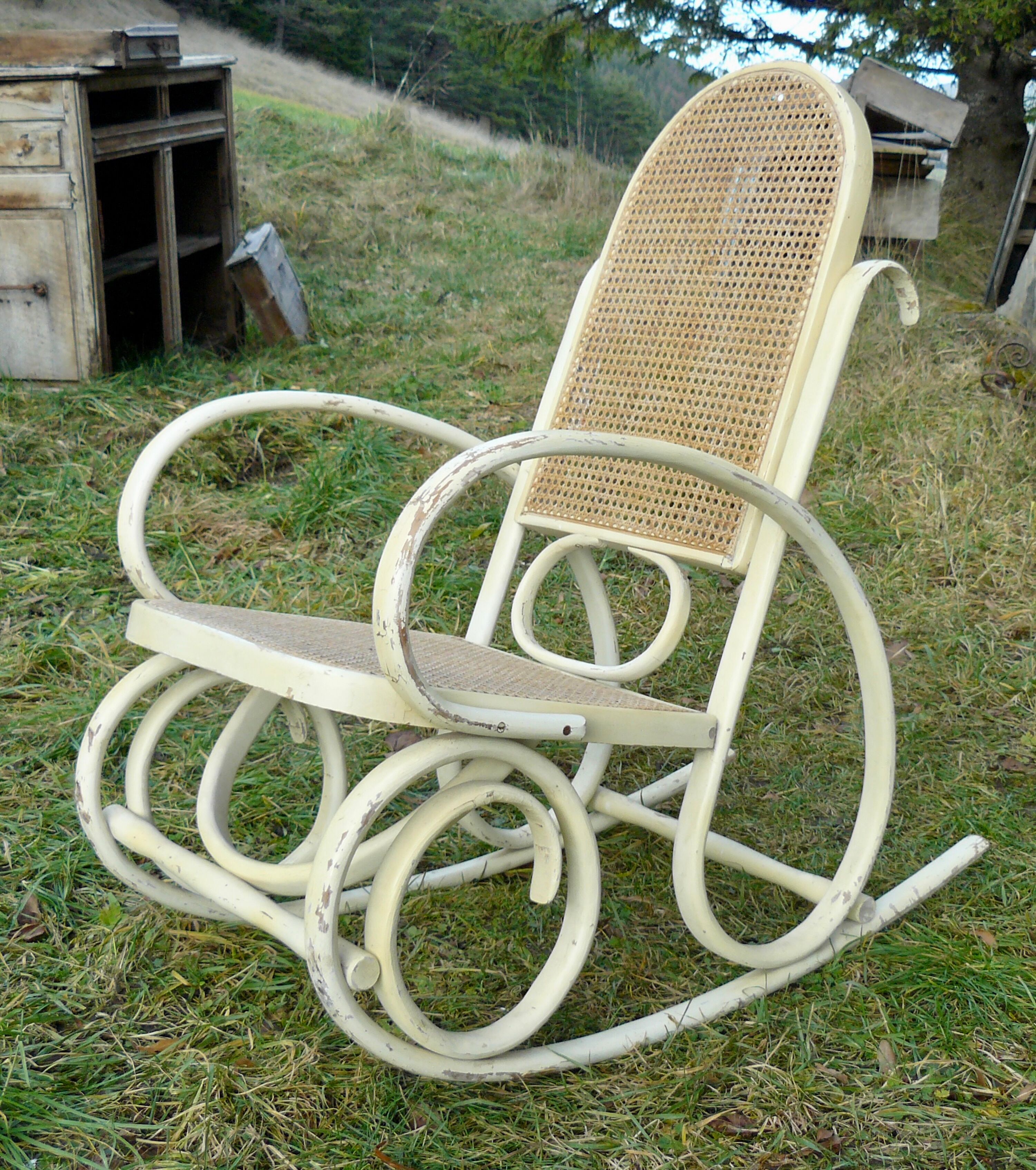 Rocking chair bentwood and canning