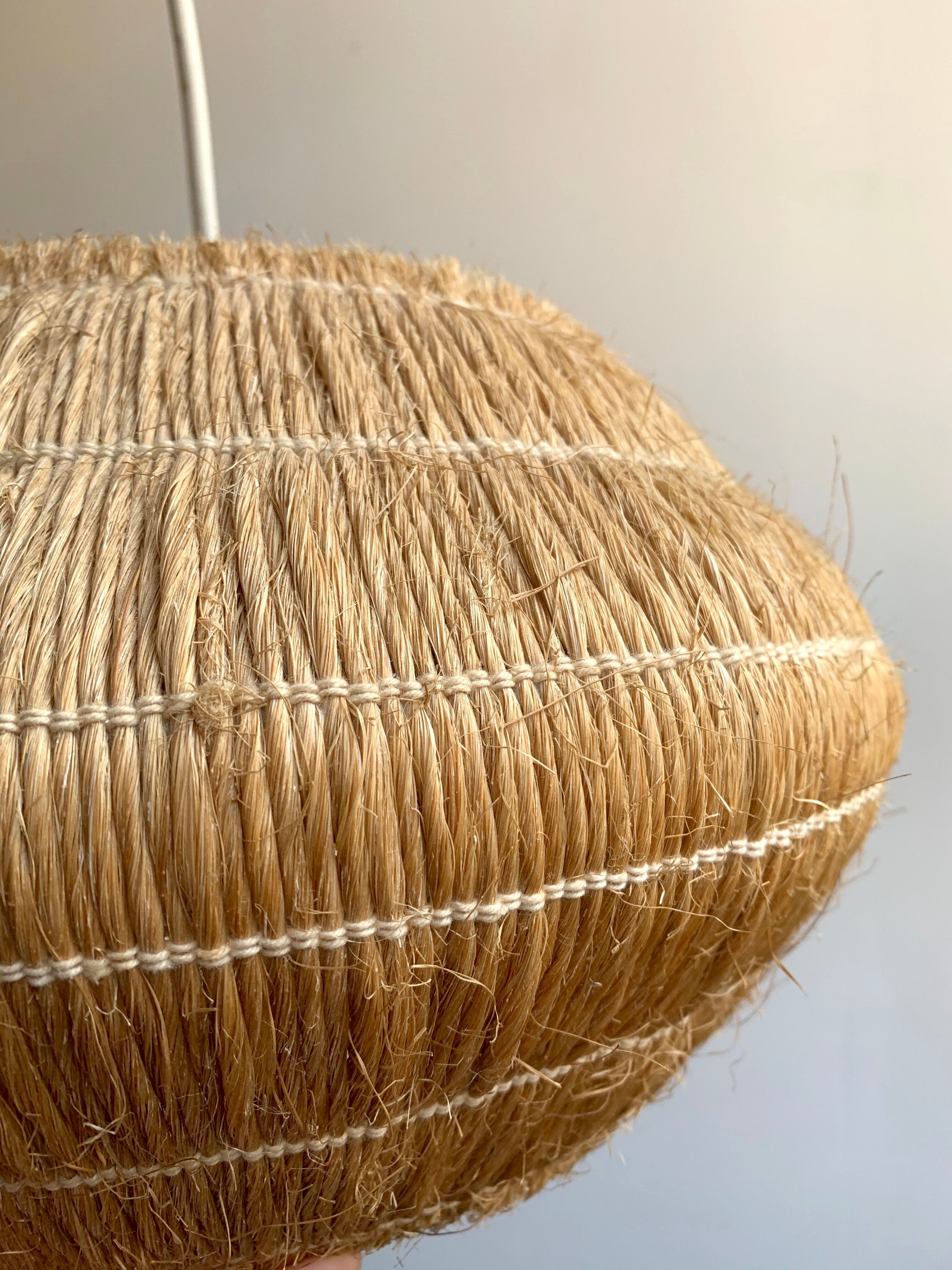 Vintage hanging in natural fibers