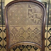 Set of 6 Louis XVI style chairs in cane - Caned