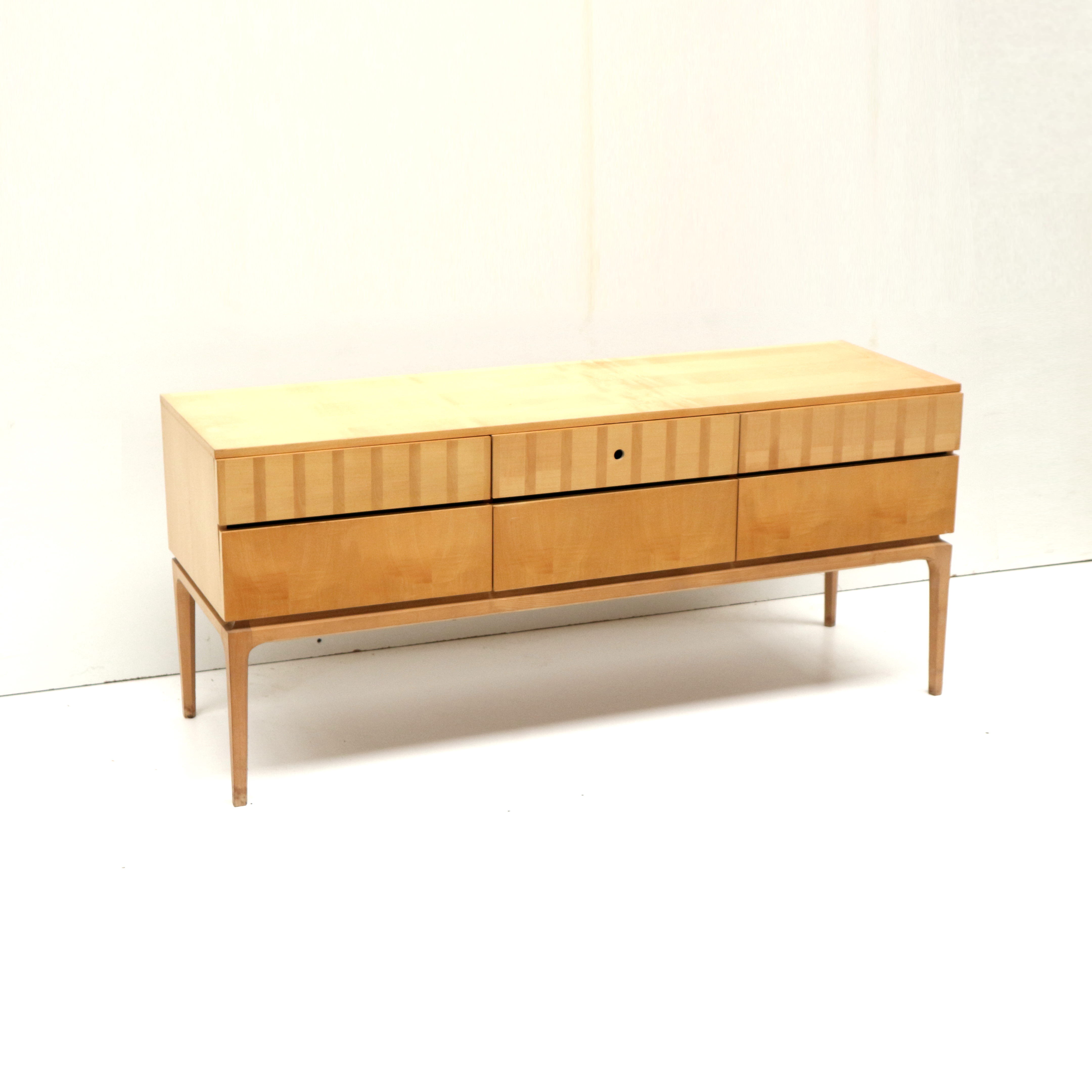 Vintage sideboard with drawers made in the 50s