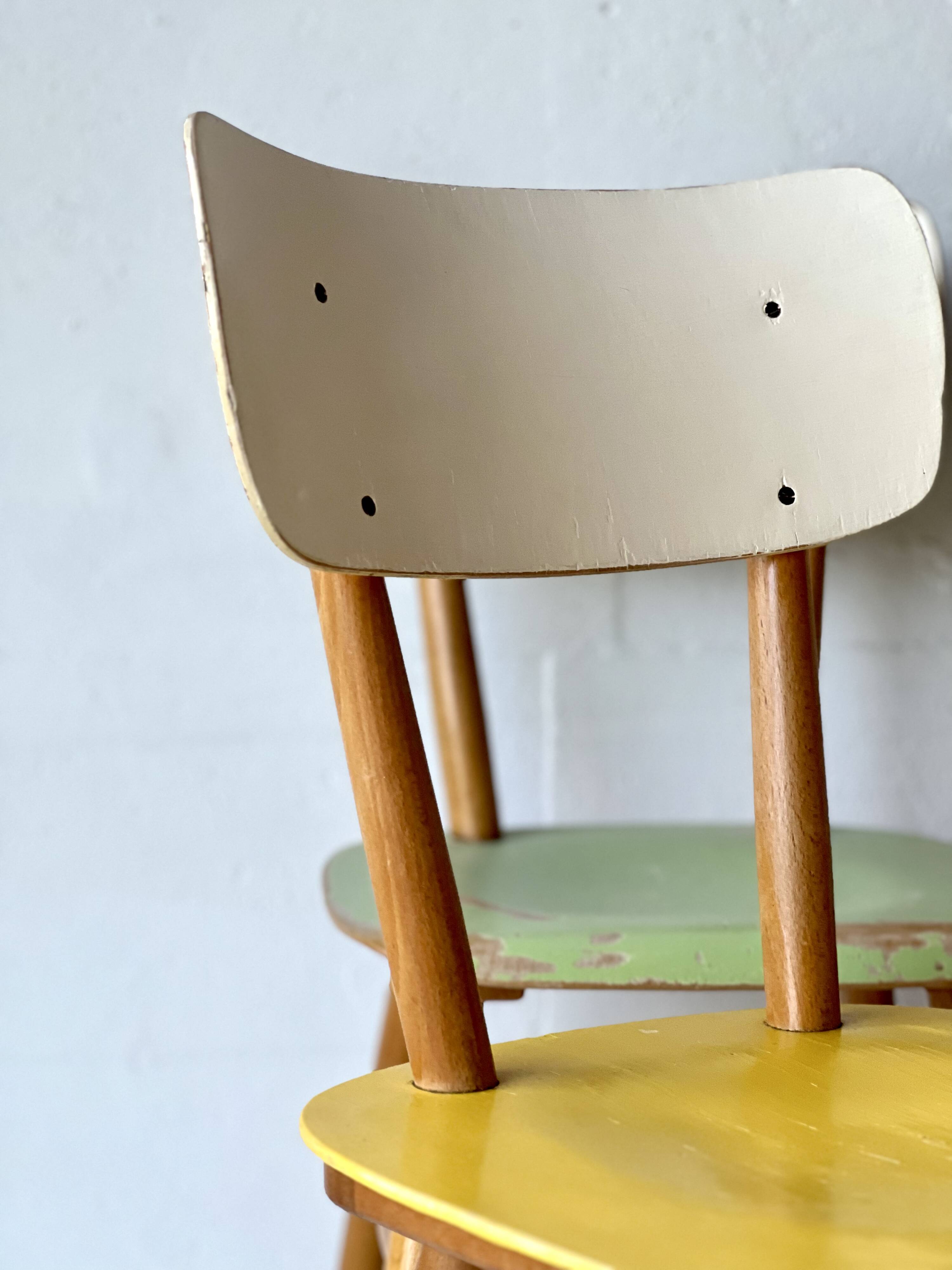Chaises de bistro de Ton, lot de 4