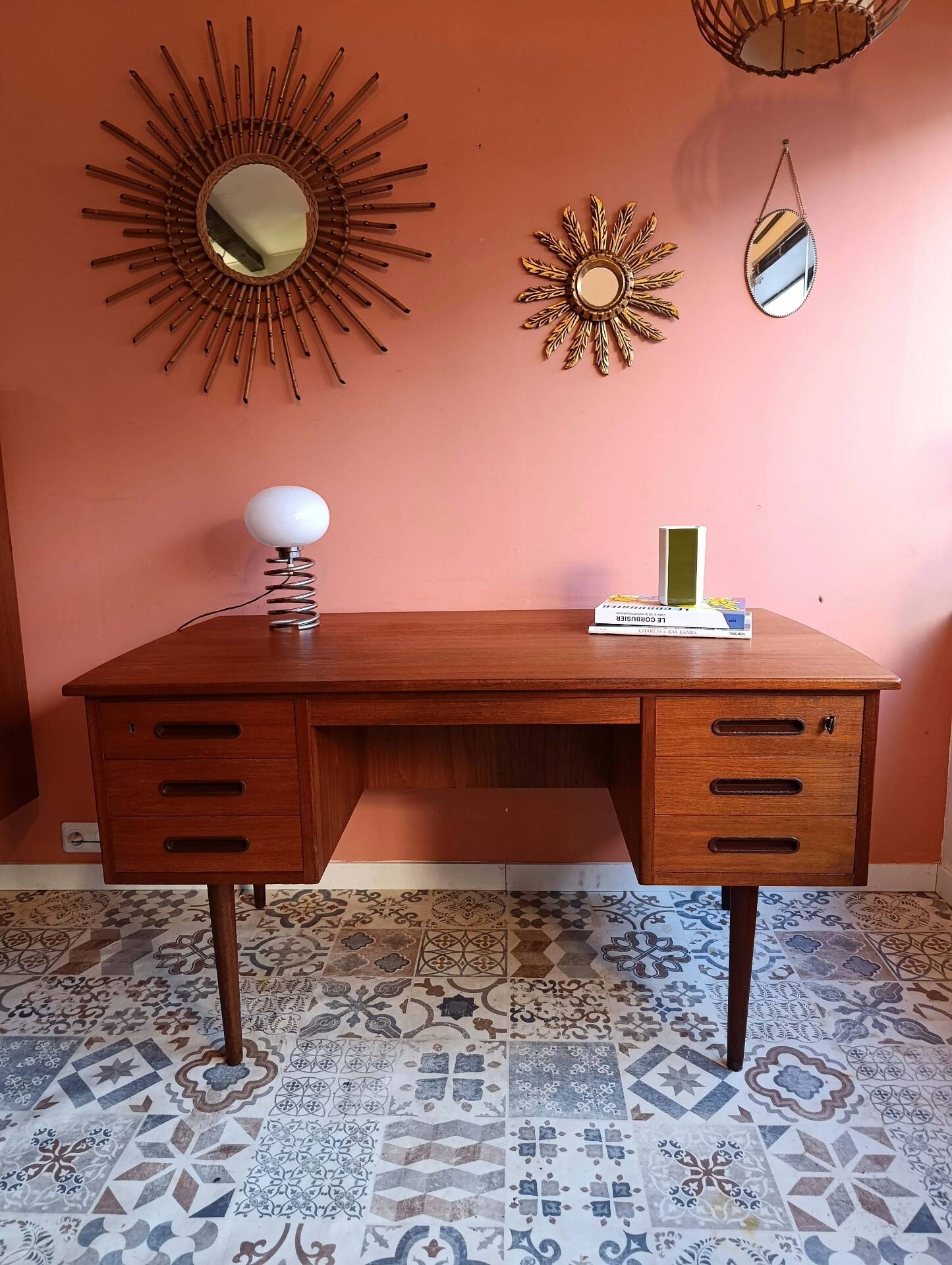 Vintage Scandinavian desk