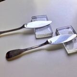 2 Lalique knife holders