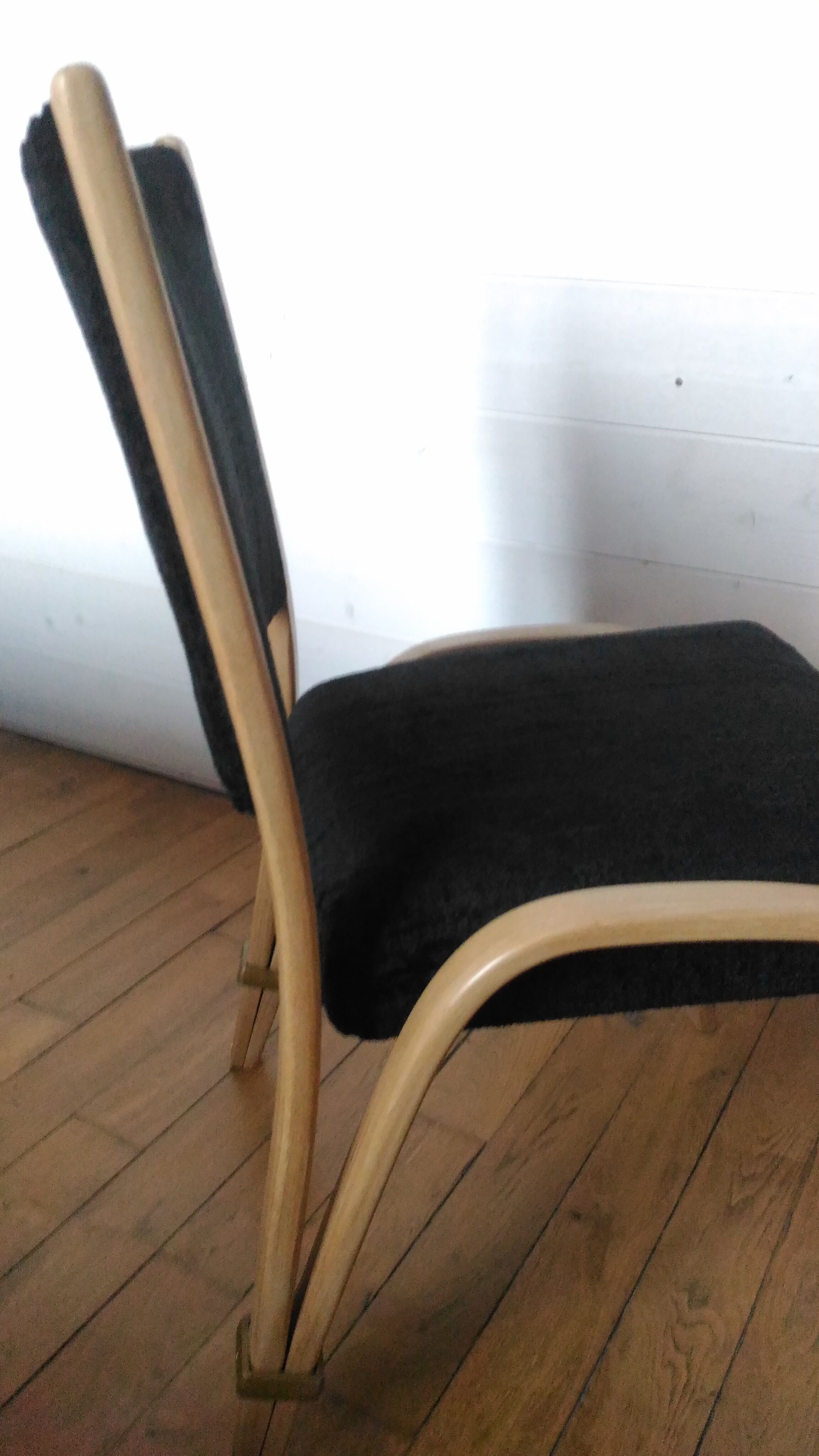 Steiner wooden bow chair