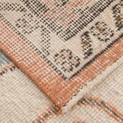 Pale Red & Brown Large Antique Turkish Rug, 157x299Cm