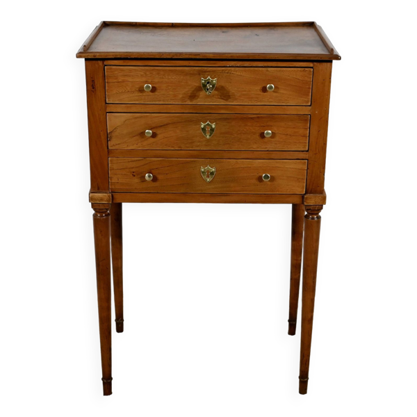 Petit Table de Salon en Merisier et Noyer, époque Louis XVI – Fin XVIIIe