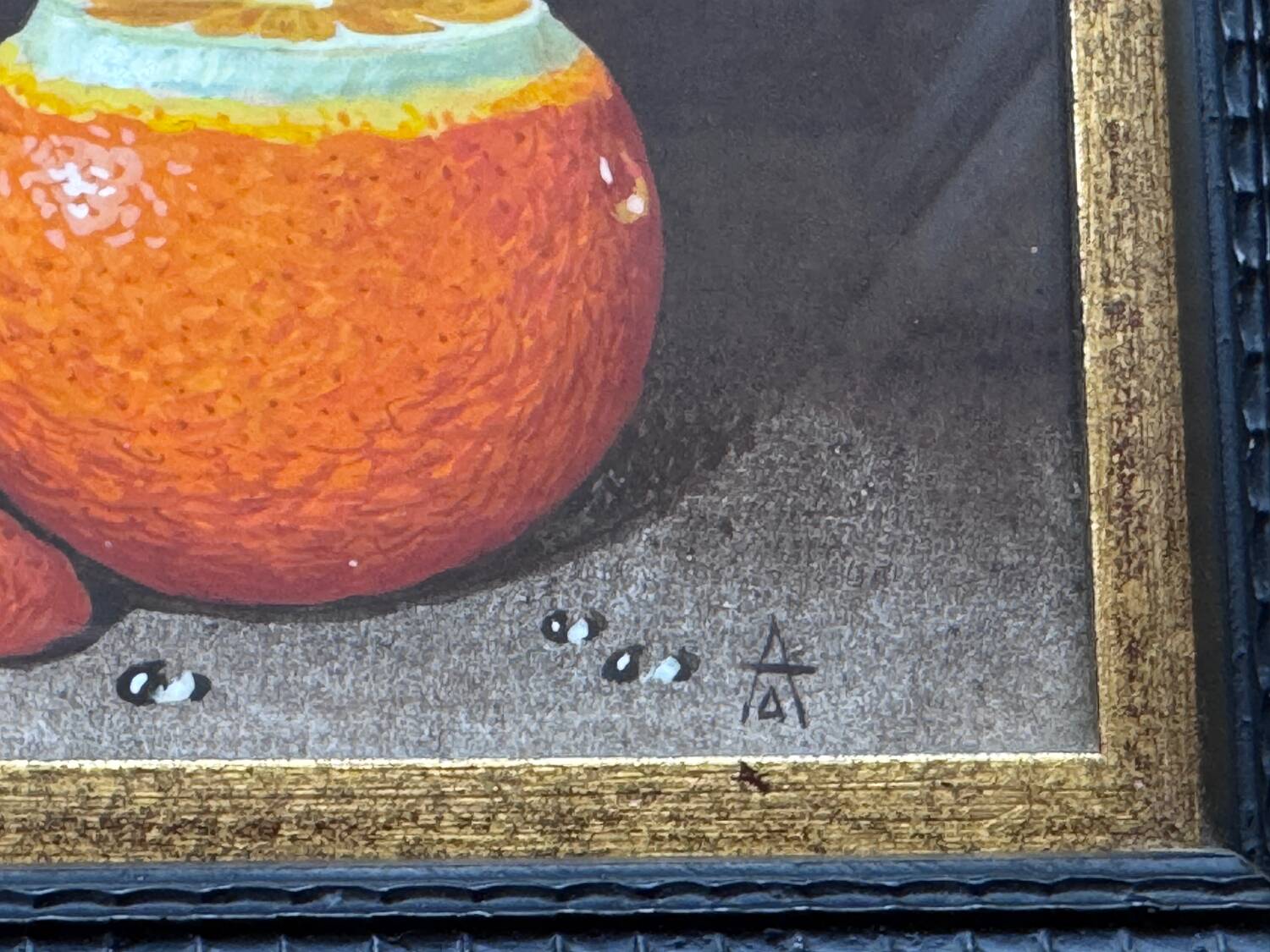 « Orange » par André Doroguine - Gouache - École de St Petersbourg