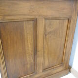 Coffered walnut desk