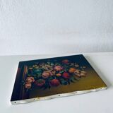 Oil on canvas bouquet of flowers signed Anceschi