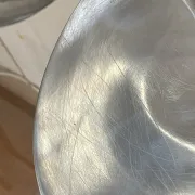 Polished aluminium plate
