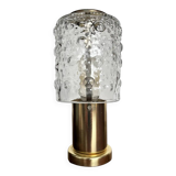 Paire de lampes de table en laiton par Kamenický Šenov, années 1960 / Tchécoslovaquie