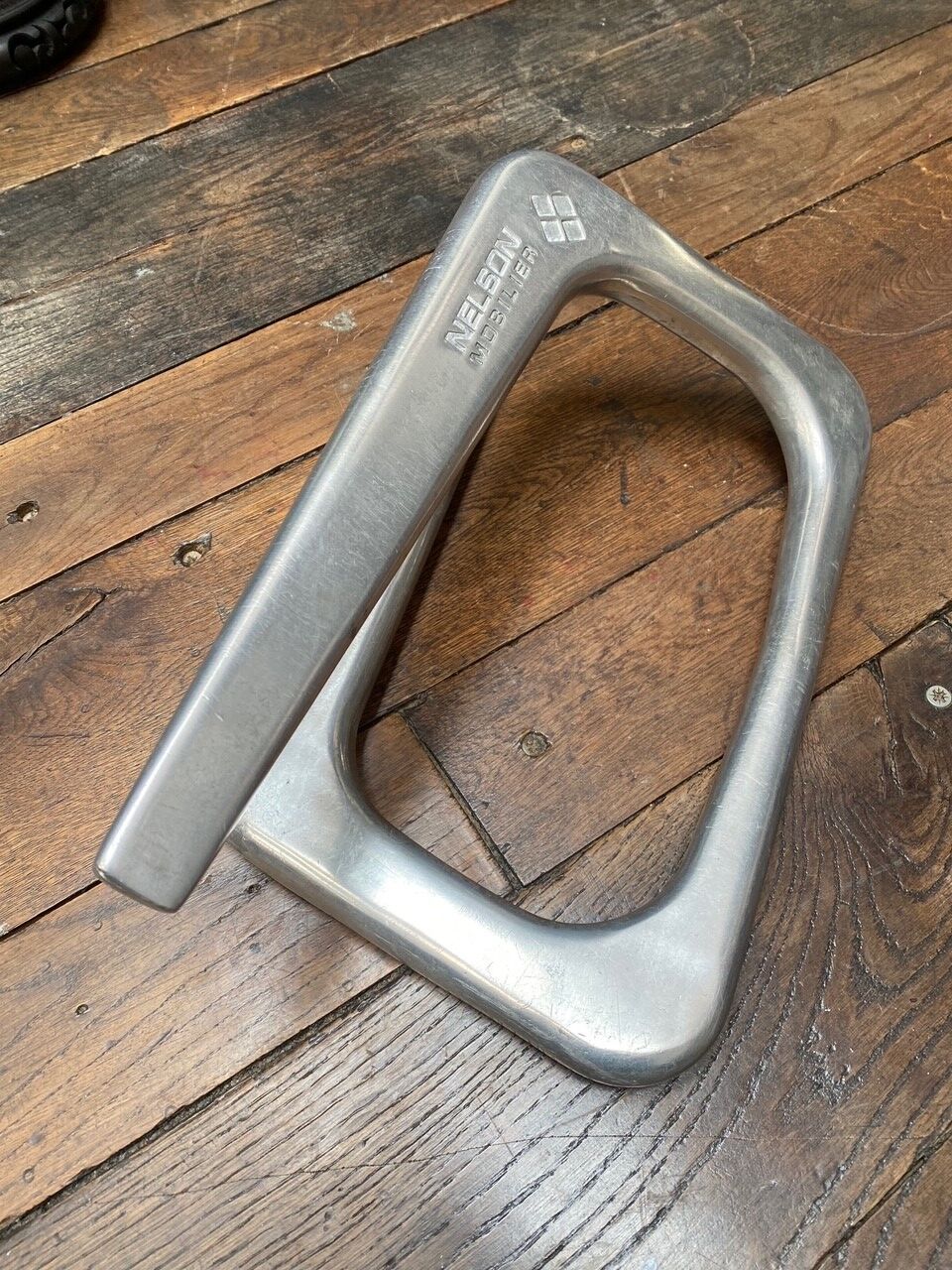 Nelson furniture brushed steel design footrest