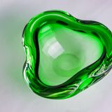 Green Sommerso ashtray by Seguso, Murano glass, Italy, 1970