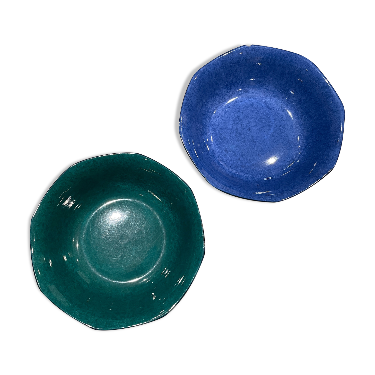 Octagonal porcelain cups Laure JAPY Paris