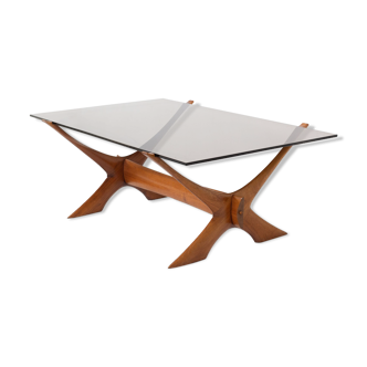 Table basse condor en teck par fredrik schriever-abeln