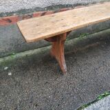 Wooden farm bench "perch"