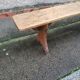Wooden farm bench "perch"