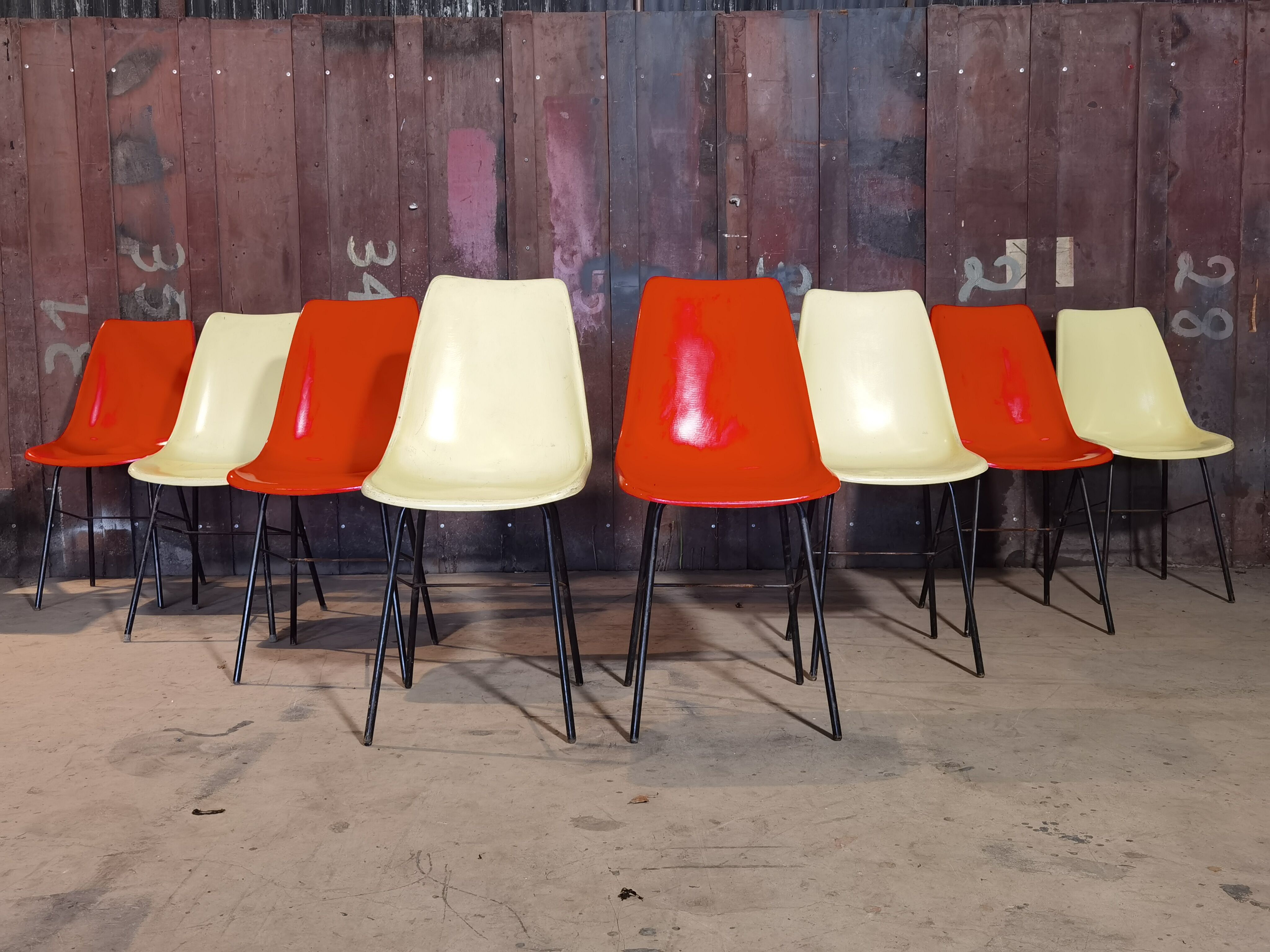 Lot de 8 chaises par Miroslav Navràtil pour Vertex