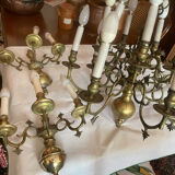 Flemish chandelier and two sconces