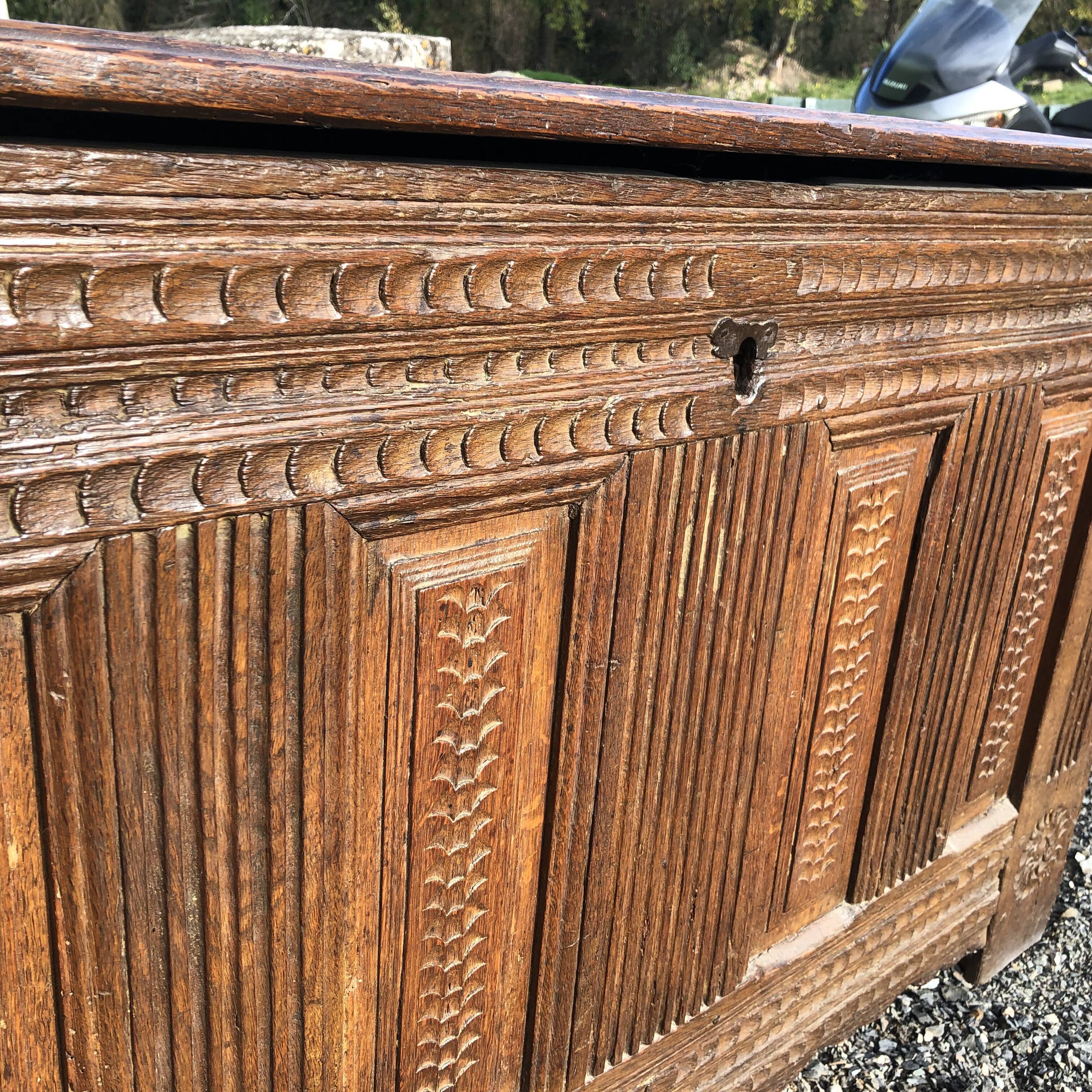 Chest solid wood eighteenth