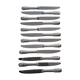 12 knives stainless steel Guy Degrenne