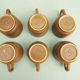 6 tasses en grès