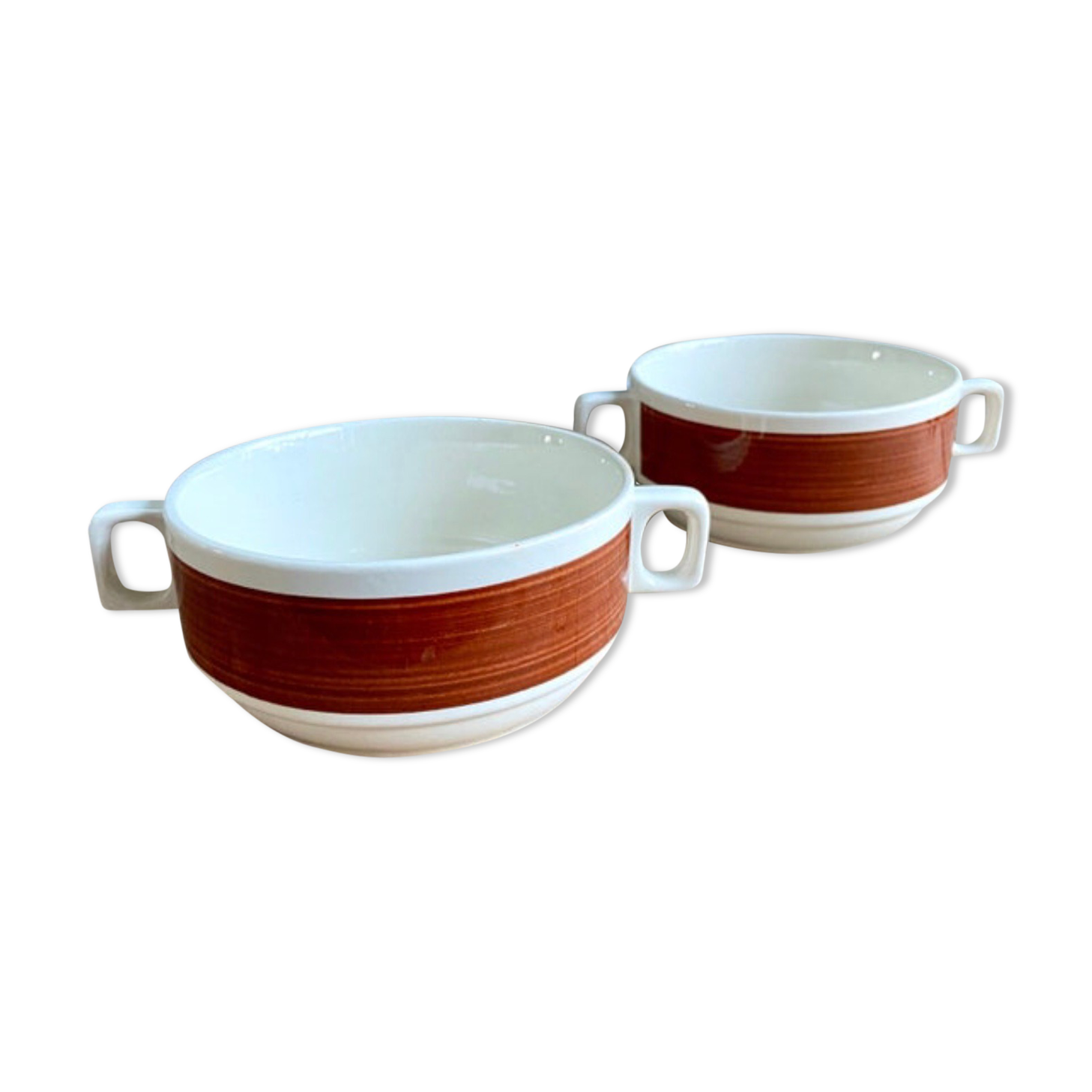 2 vintage Boch La Louvière Kéramis bowls