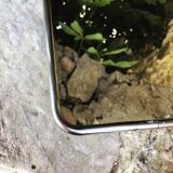 Metal barber mirror