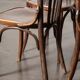 Série de 4 chaises bistrot