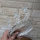 Antique molded glass candle holder for 3 taper candles