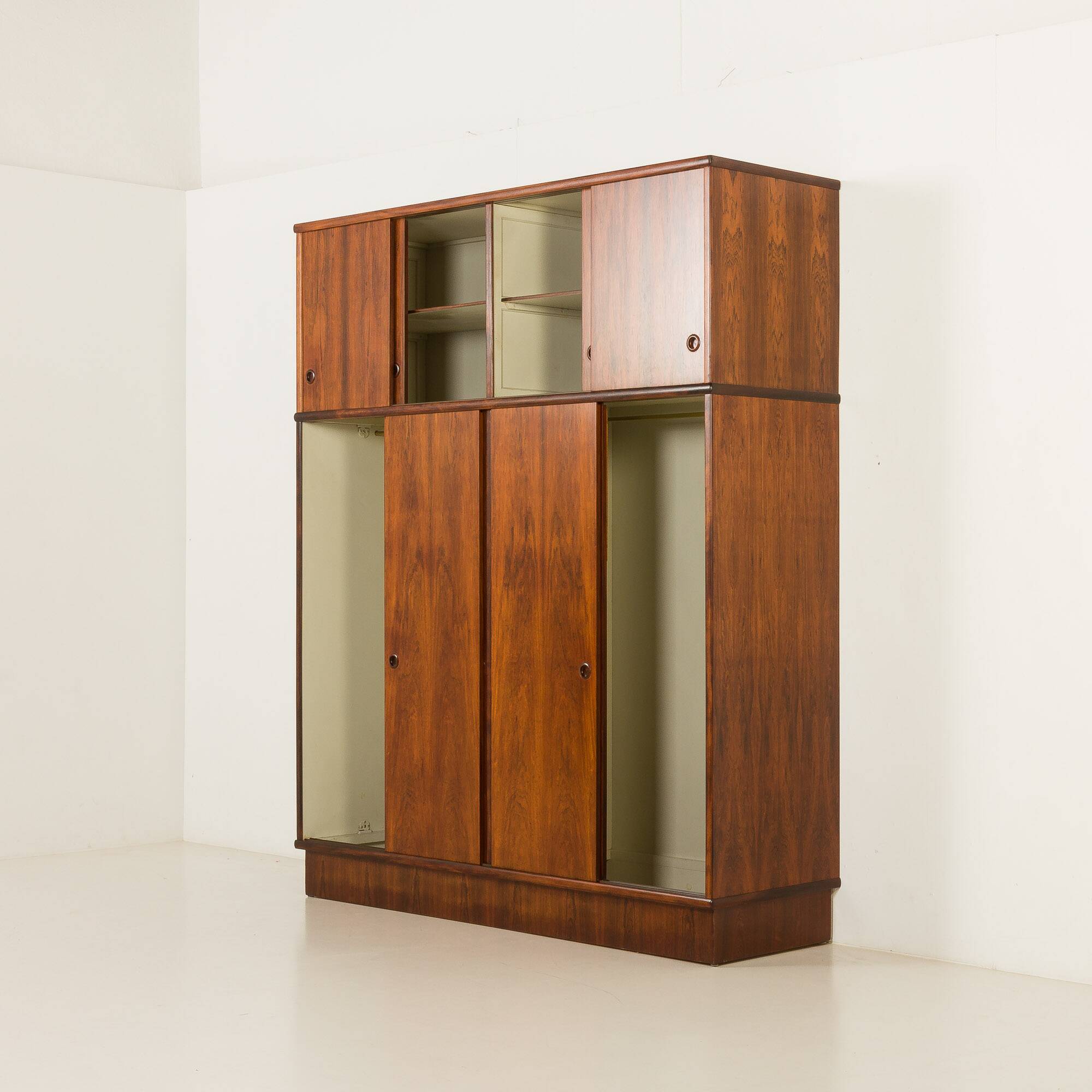 Very rare Danish rosewood cabinet by Omann Jun, 1960s.