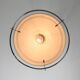 Space Age Italian Orange and Chrome Metal Pendant Lamp, 1970s