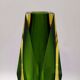 1960s Astonishing Green Vase By Flavio Poli for Seguso. Made in Italy