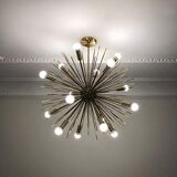 Chandelier ceiling light, antique (AC, Brass)