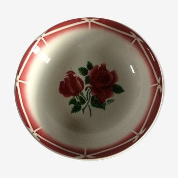 Digoin Sarreguemines CIBON hollow round dish