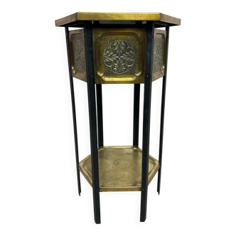 Jugendstil plant pedestal with six legs