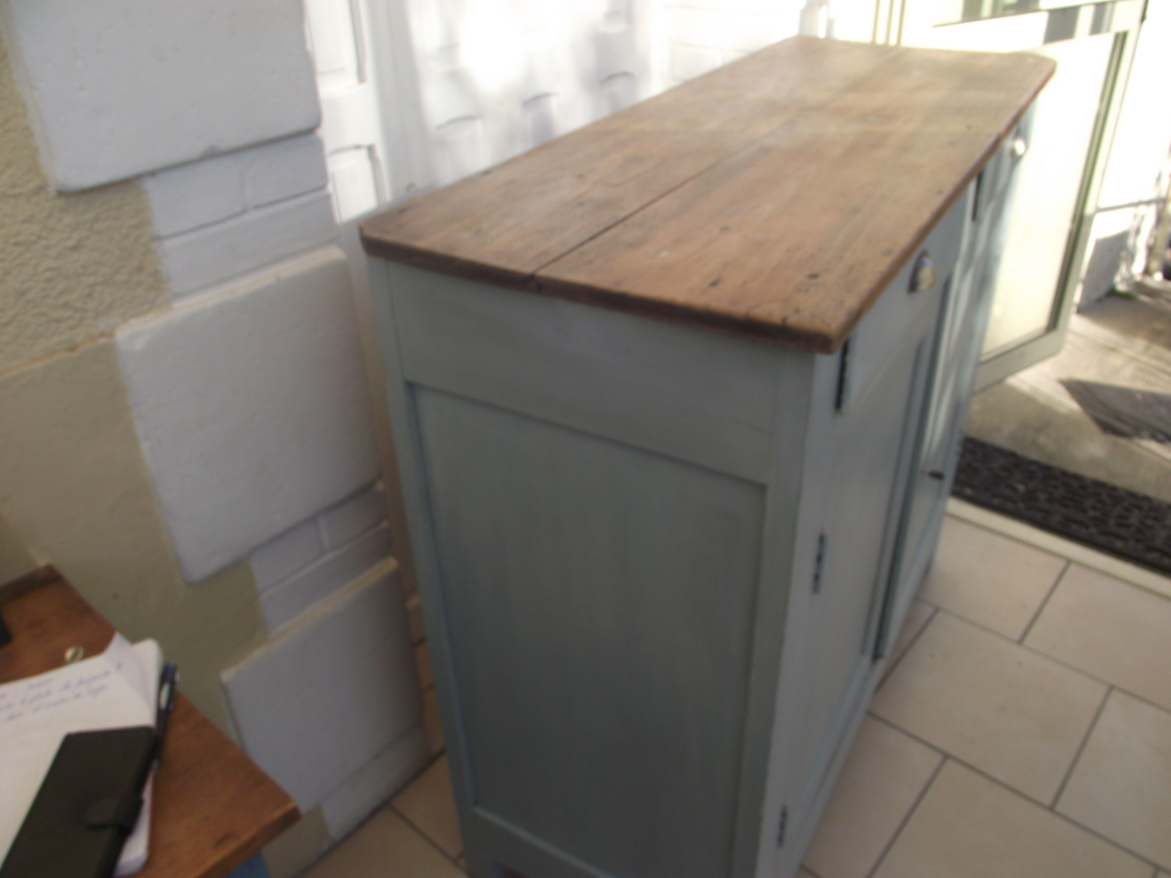 Parisian sideboard in painted fir