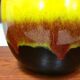 Large glazed ceramic art table lamp from Aro, West-Germany, 1960s