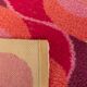 Rare Space Age carpet by Desso, 1970s, wool, berry tones, 340x70cm