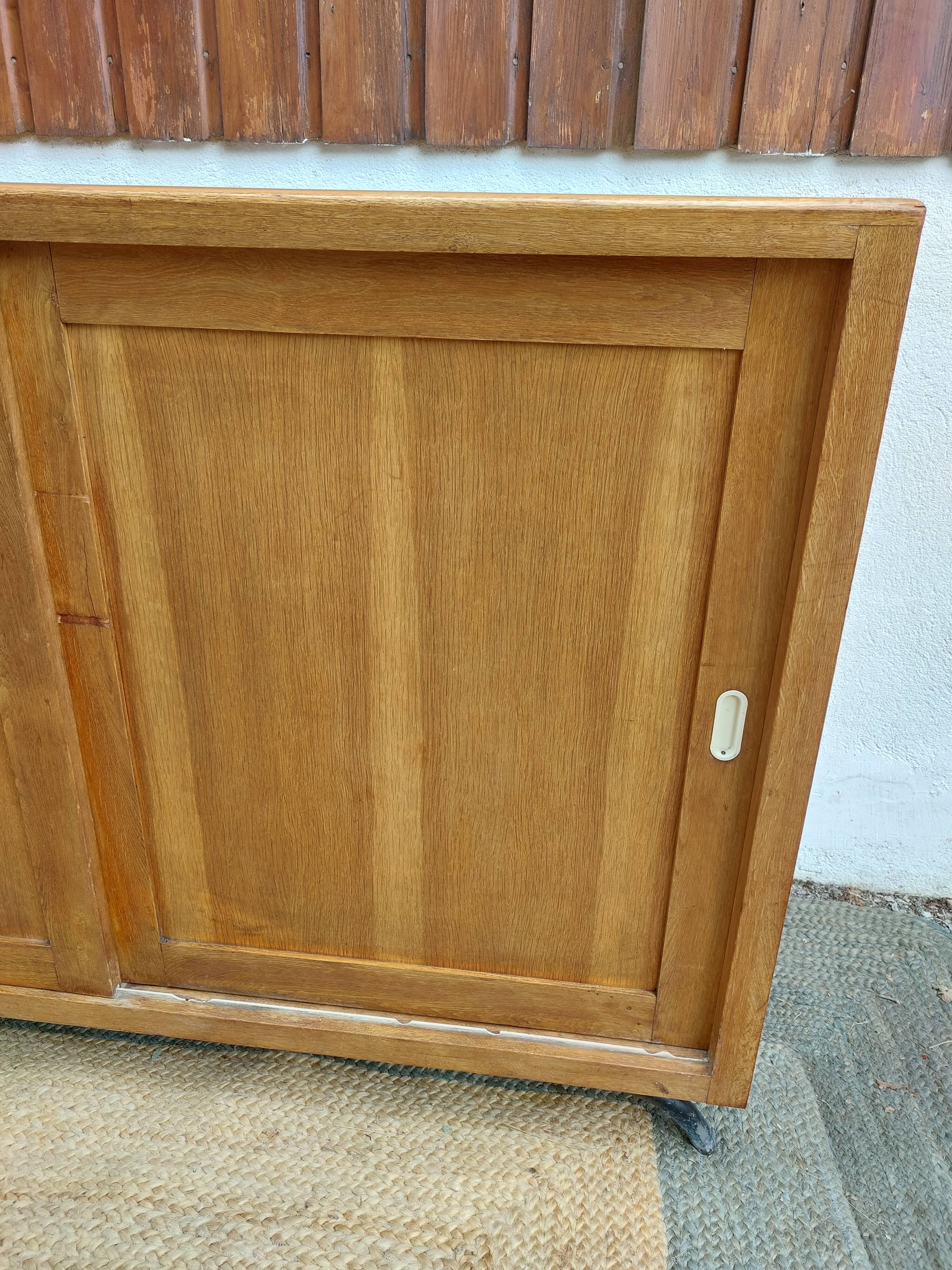 Sideboard, sliding doors, 1970s vintage