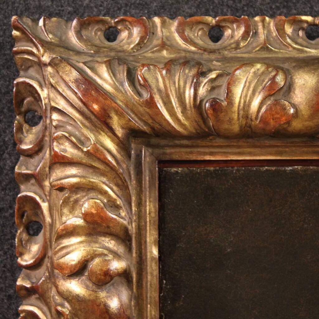 Antique Italian portrait painting from the 17th century